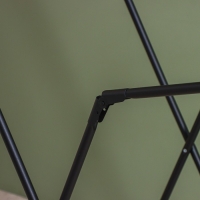 Сушилка для белья напольная складная, рабочая длина 18 м, высота от пола 95 см, ширина 54 см, чёрная