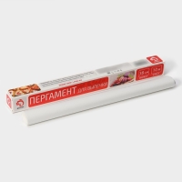 Пергамент для выпечки Доляна, 38 см&times;10 м, универсальный тонкий