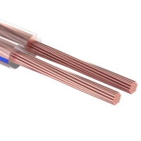 Кабель акустический REXANT BLUELINE, 2 х 2,50 мм&sup2;, прозрачный, мини-бухта, 5 м