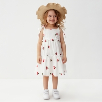 Сарафан для девочки MINAKU, цвет белый, рост 134 см