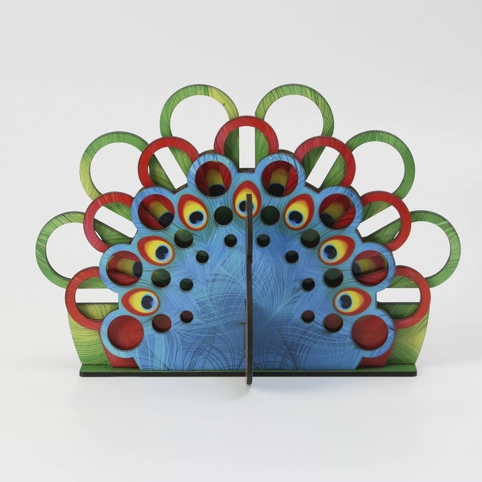 Органайзер для канцелярии, настольный &laquo;Павлин&raquo; 246х167х27 мм