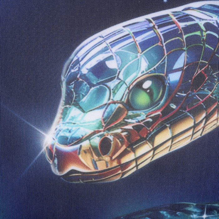 Новый год! Антистресс подушка-игрушка &laquo;Змея&raquo;, синяя