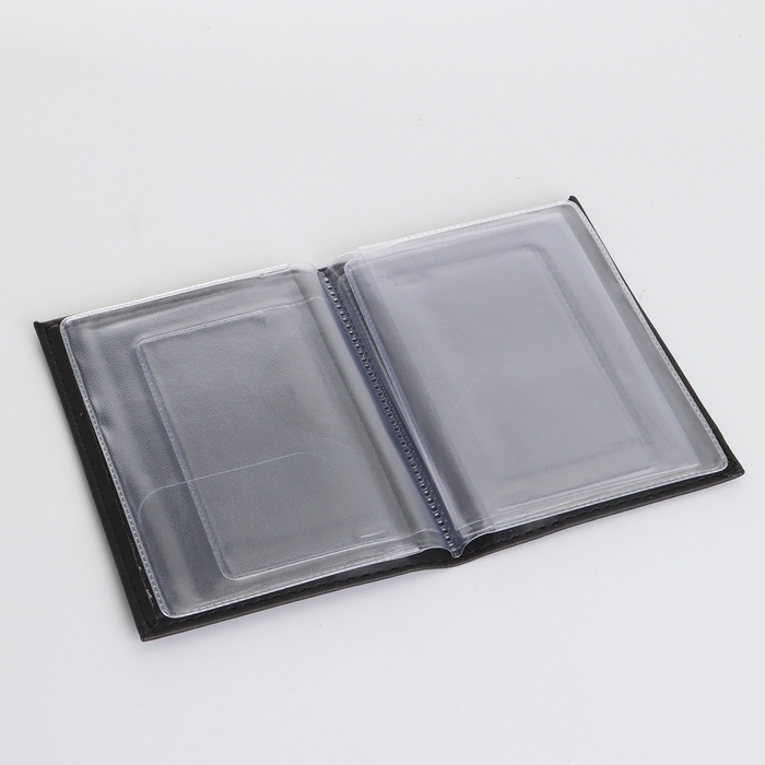 Обложка для автодокументов, цвет чёрный Обложка для автодокументов, цвет чёрный