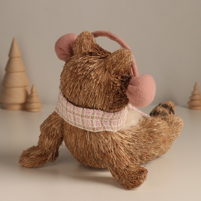 Декор Декор "Лежачий енот в наушниках" 17,5х21х18 см