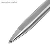 Ручка подарочная, шариковая "Стиль" в кожзам футляре, поворотная, стальной корпус Ручка подарочная, шариковая "Стиль" в кожзам футляре, поворотная, стальной корпус