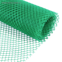Сетка садовая, 1,5 &times; 10 м, ячейка 15 &times; 15 мм, пластиковая, зелёная, Greengo
