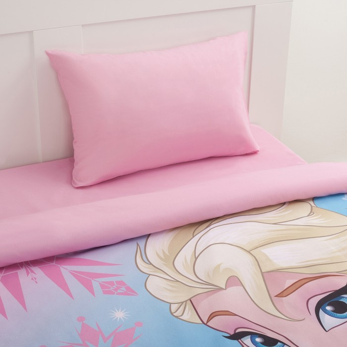 Постельное бельё 1,5 сп &laquo;Холодное сердце&raquo;, 143х215 см, 150х214 см, 50х70 см -1 шт., поплин 125 г/м2