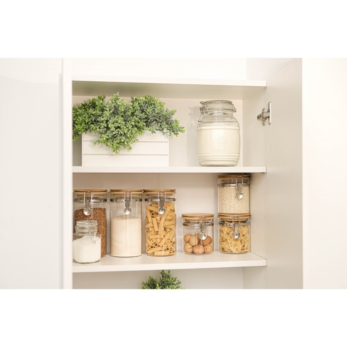 Кашпо деревянное 25х14х11 см белый