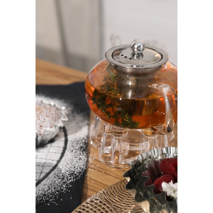 Подставка стеклянная для подогрева &laquo;Хрусталик&raquo;, d=11 см