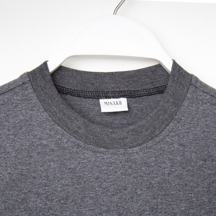 Свитшот для мальчика MINAKU: Casual collection цвет серый, рост 146 Свитшот для мальчика MINAKU: Casual collection цвет серый, рост 146