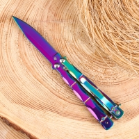 Нож-бабочка "Градиент" 17см, клинок 74мм/2мм Нож-бабочка "Градиент" 17см, клинок 74мм/2мм