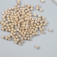 Бусины для творчества пластик "Золотая паутинка" набор 20 гр 0,6х0,6х0,6 см Бусины для творчества пластик "Золотая паутинка" набор 20 гр 0,6х0,6х0,6 см