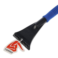 Щетка сметка TORSO, 63 см, со скребком, мягкая ручка, синий Щетка сметка TORSO, 63 см, со скребком, мягкая ручка, синий