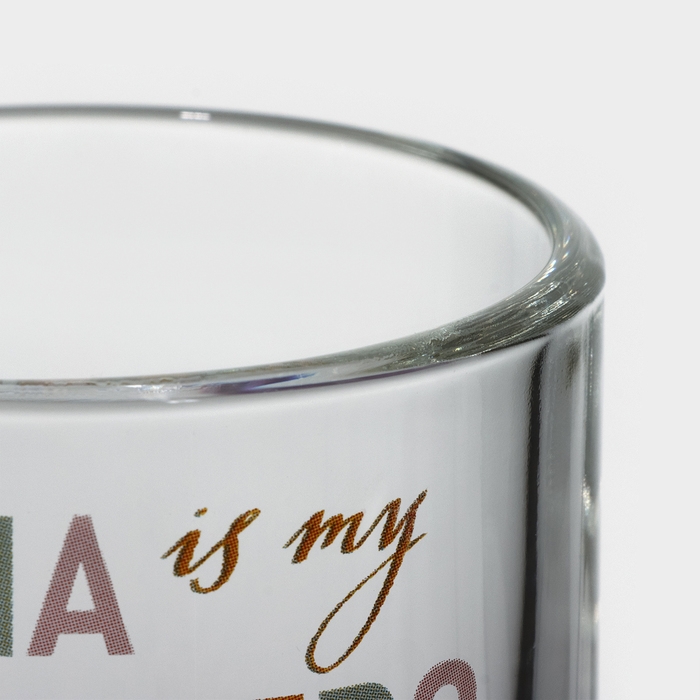 Кружка стеклянная &laquo;Фитнес. Мама&raquo;, 320 мл