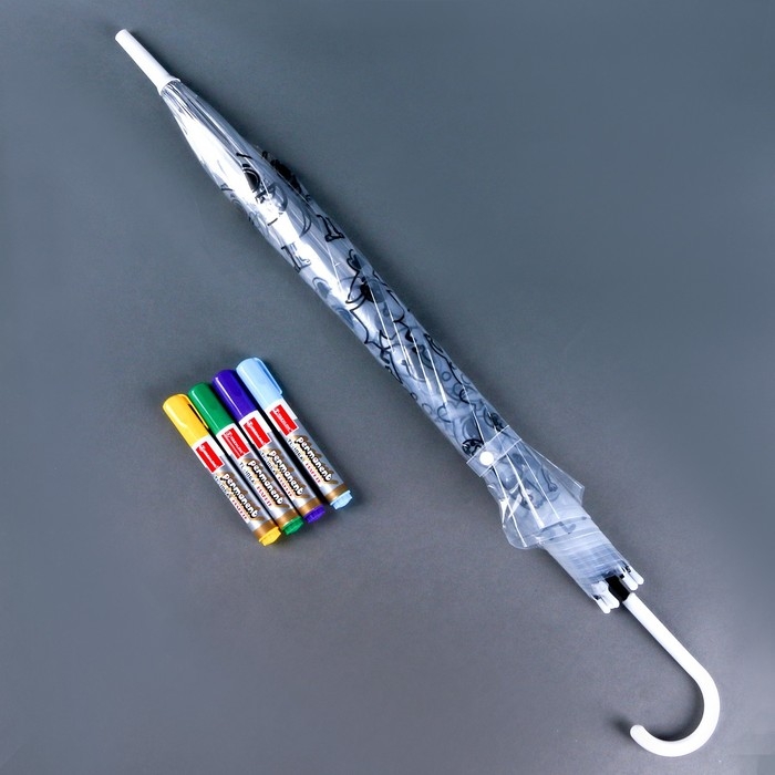 Зонт раскраска &laquo;Монстрики&raquo; + маркеры