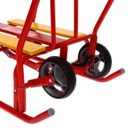 Санки &laquo;Ветерок 7 универсал&raquo;, цвет алый