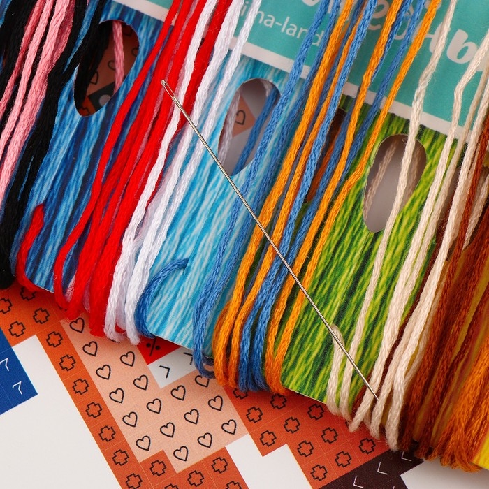 Вышивка крестиком на новый год на деревянной канве &laquo;Сладкий Новый год&raquo;, новогодний набор для творчества