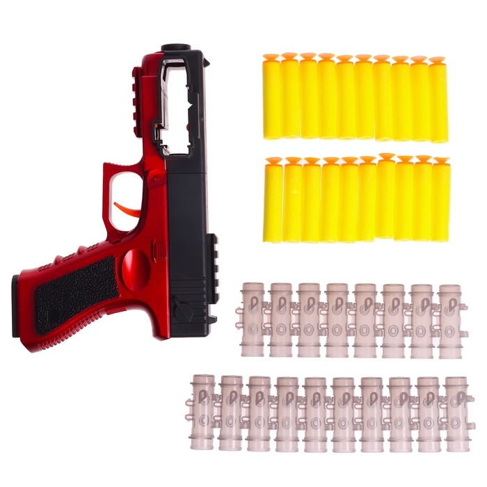 Пистолет &laquo;Глок&raquo;, стреляет мягкими пулями, ленточная подача