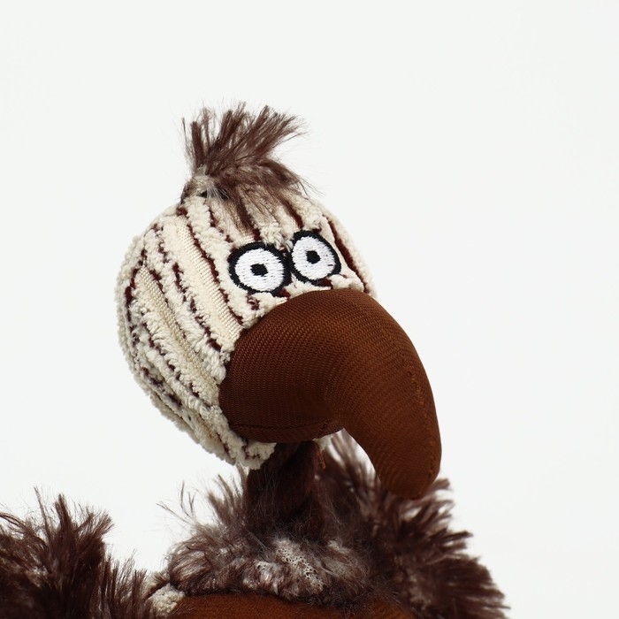 Игрушка текстильная Игрушка текстильная "Ворона", 29 х 17 см