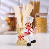 Подставка для кухонных принадлежностей &laquo;Повар с бочкой&raquo;, цвет МИКС