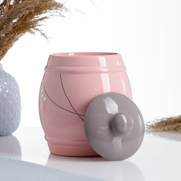 Бочонок Бочонок "Псковский" малый 1,25л / 18,5х14см, зефир