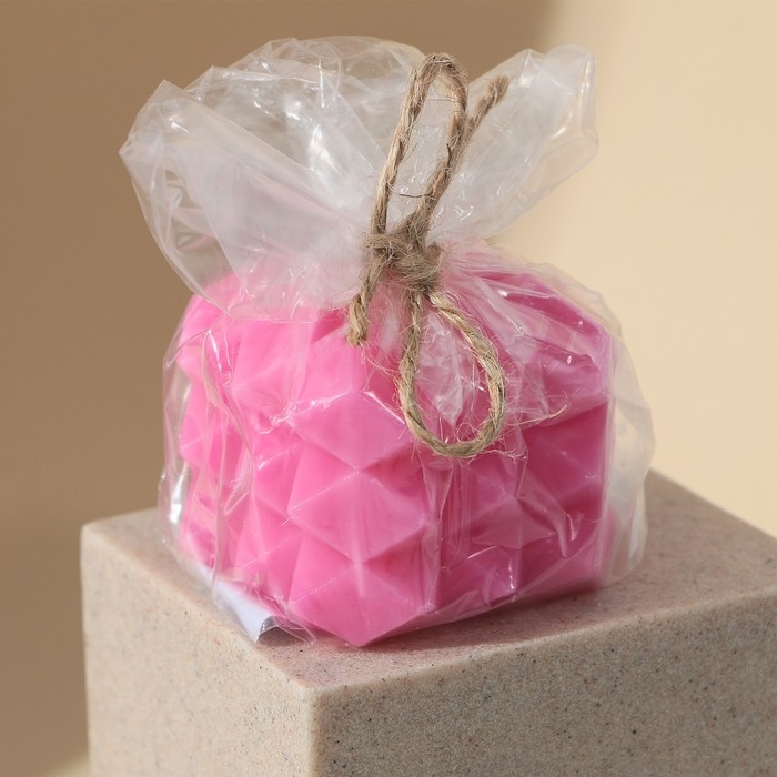 Свеча фигурная &laquo;Геометрия&raquo;, розовая