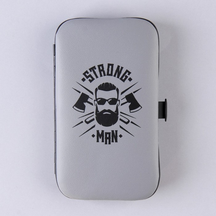 Маникюрный набор 7 предметов «Strong man», 10,8 х 6,7 см Маникюрный набор 7 предметов «Strong man», 10,8 х 6,7 см