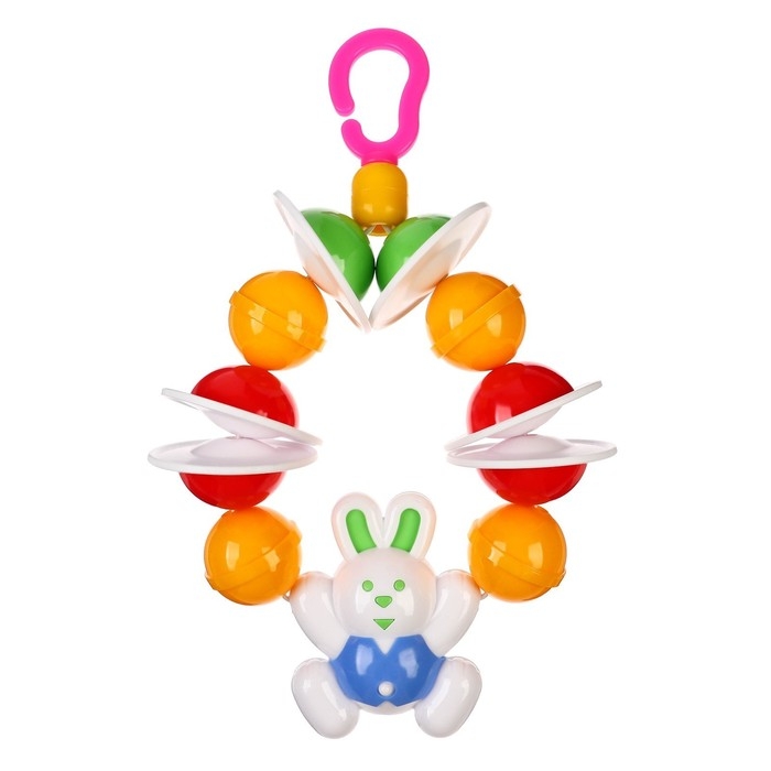 Подвеска - погремушка &laquo;Солнечный зайчик&raquo; на кроватку, коляску, цвет МИКС, Аэлита