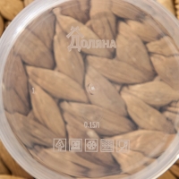 Набор контейнеров пищевых круглых Доляна, 3 шт: 150 мл, 300 мл, 500 мл, прозрачные, крышка бирюзовая