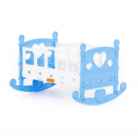 Кроватка-качалка для кукол сборная, 7 элементов, в пакете, МИКС Кроватка-качалка для кукол сборная, 7 элементов, в пакете, МИКС