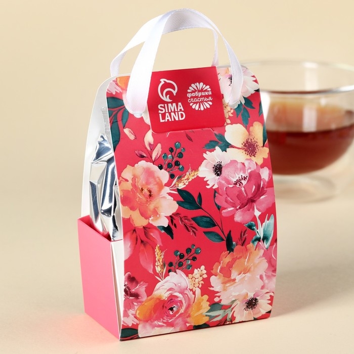 Чай чёрный &laquo;Только для тебя&raquo; в коробке-пакете, вкус: тропический, 50 г.