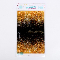 Скатерть одноразовая Happy birthday 137×180см Скатерть одноразовая Happy birthday 137×180см