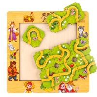 Дидактические игры и материалы Головоломка &laquo;Составь дорожку&raquo;, русские народные сказки