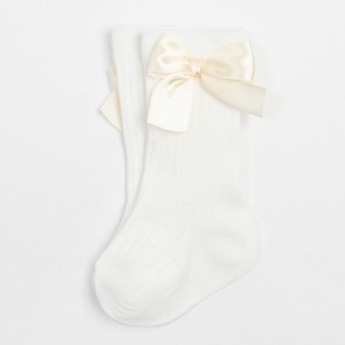 Гольфы Крошка Я &laquo;Бантик&raquo; 10-12 см, цвет белый