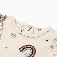 Платье  Крошка Я "Новогодние игрушки", рост 68-74 см