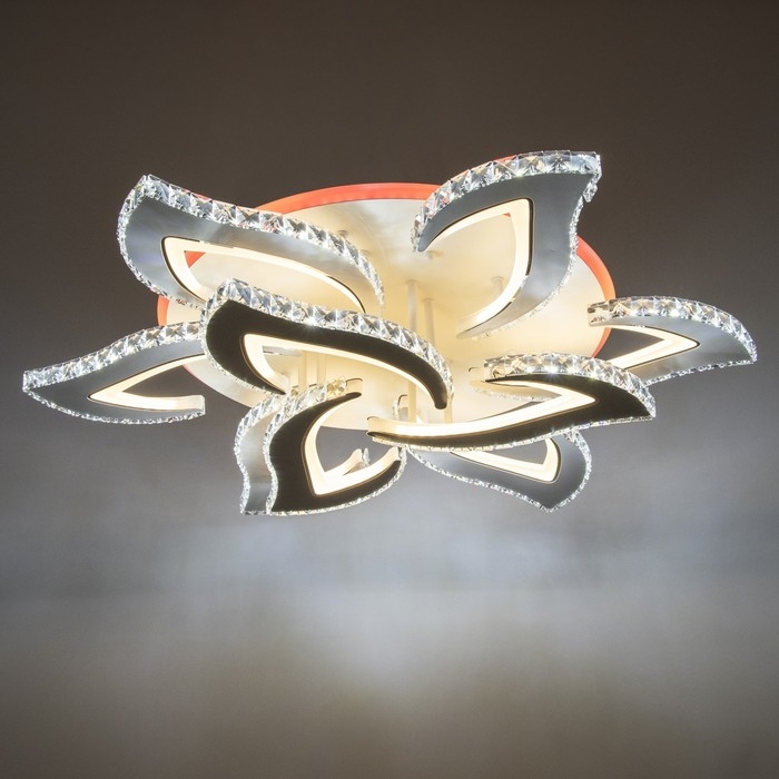 Люстра с ПДУ "Блейд" 9хLED 234Вт 3000-6000К RGB белый 78х78х16см