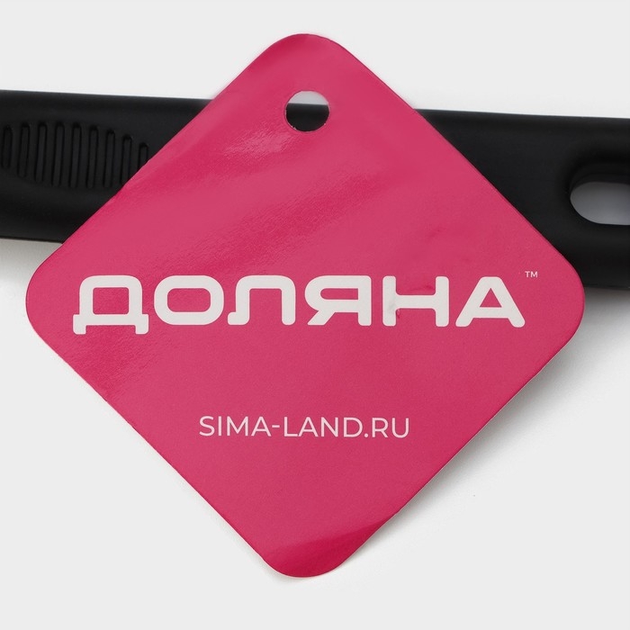 Молоток для мяса Доляна &laquo;Квадрат&raquo;, 25 см, цвет чёрный