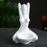 Подставка "Мулатка" белая 26х16х14см Подставка "Мулатка" белая 26х16х14см