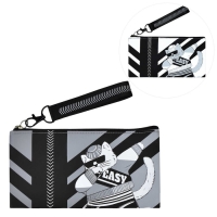 Пенал мягкий, 1 отделение, 100 х 195 мм, плоский, Феникс "Кот" серый/чёрный 61356 Пенал мягкий, 1 отделение, 100 х 195 мм, плоский, Феникс "Кот" серый/чёрный 61356