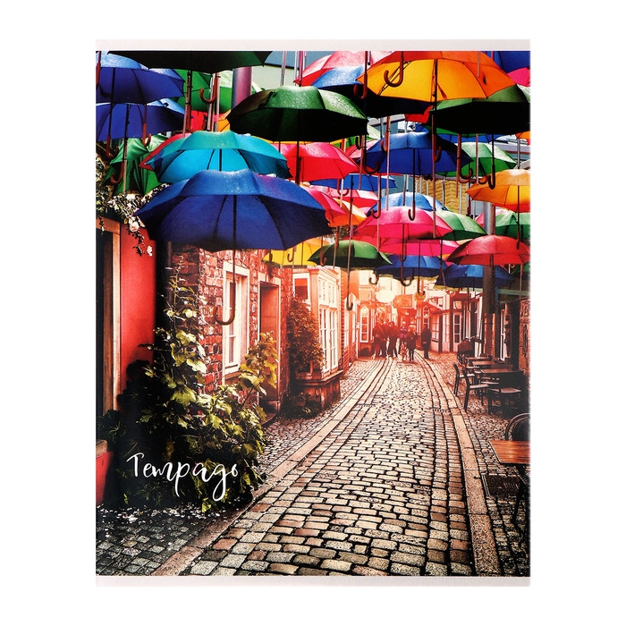 Тетрадь 48 листов в клетку Calligrata Тетрадь 48 листов в клетку Calligrata "Яркие зонты", обложка мелованный картон, УФ-лак, блок офсет, МИКС