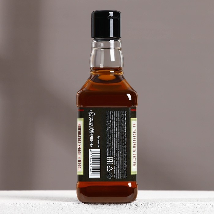 Гель для душа во флаконе виски &laquo;На удачу&raquo;, 250 мл, аромат пряного виски, Новый Год