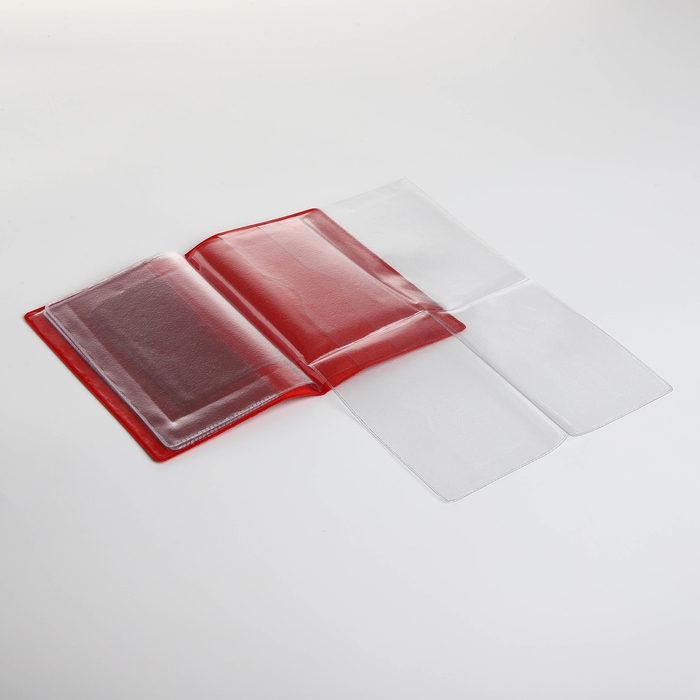 Обложка для автодокументов, цвет красный Обложка для автодокументов, цвет красный