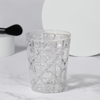 Органайзер - подставка для хранения маникюрных/косметических принадлежностей &laquo;Хрусталь&raquo;, d = 8,5 &times; 11 см, цвет прозрачный