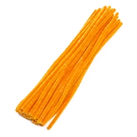 Проволока синельная набор 50 шт., оранжевого цвета, 30 см Проволока синельная набор 50 шт., оранжевого цвета, 30 см