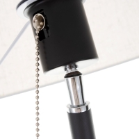 Торшер 19072/1 E27 40Вт черный 45х40х170 см