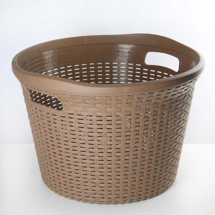 Корзина для белья «Артлайн», 32 л, 45×45×30 см, цвет микс Корзина для белья «Артлайн», 32 л, 45×45×30 см, цвет микс