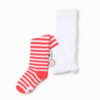 Новый год.Колготки детские KAFTAN "Зайчик" 116-122 см, белый