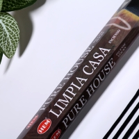 Благовония HEM " Pure House Чистый Дом ", 20 палочек в упаковке, шестигранник Благовония HEM " Pure House Чистый Дом ", 20 палочек в упаковке, шестигранник