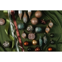 Лента атласная, 25 мм &times; 23 &plusmn; 1 м, цвет тёмно-коричневый №32