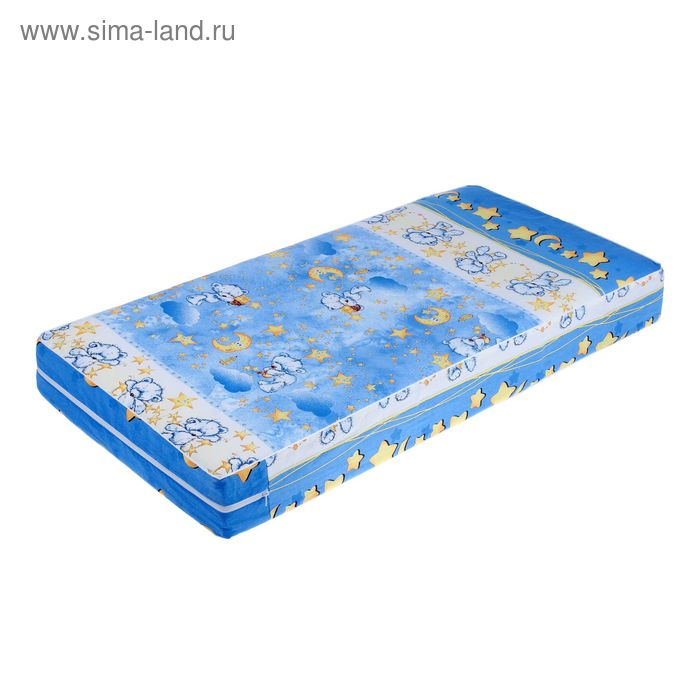 Матрас беспружинный &laquo;А.Попович&raquo;, 119х59х12см, цвет МИКС